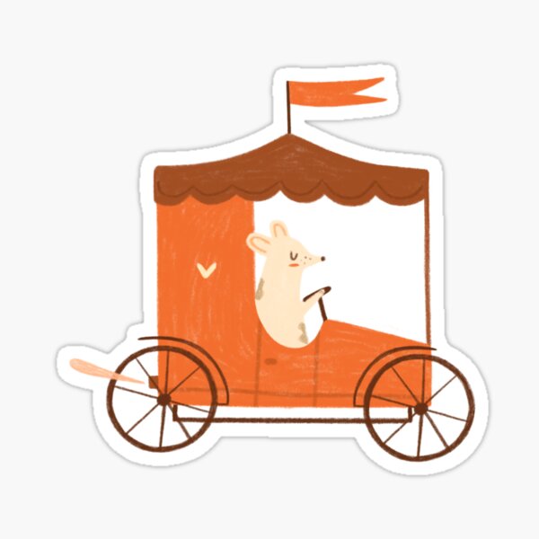 Item preview, Mouse driving a car designed and sold by mikhaleeevich.