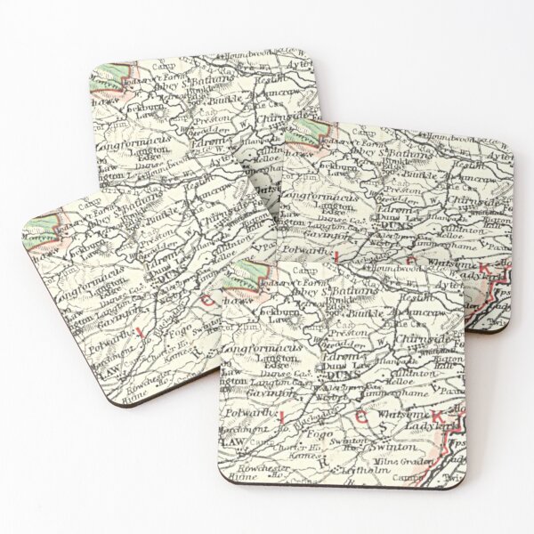 Item preview, DUNS & surrounding area map 1899 designed and sold by yourscotland.