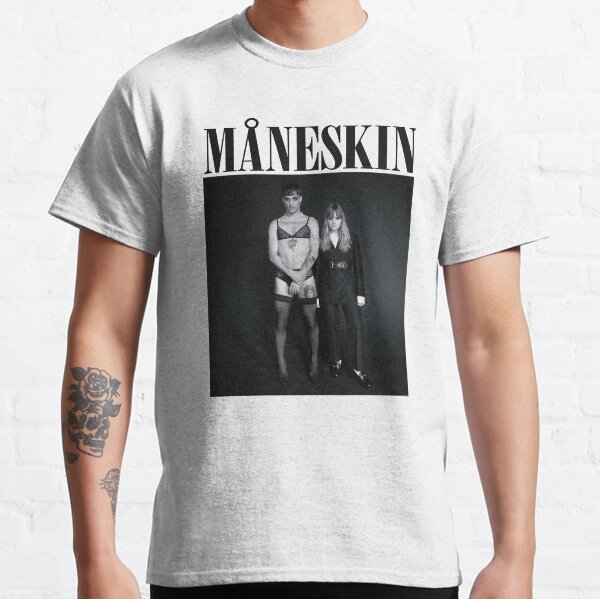 Merchandising sexy Måneskin T-shirt classique