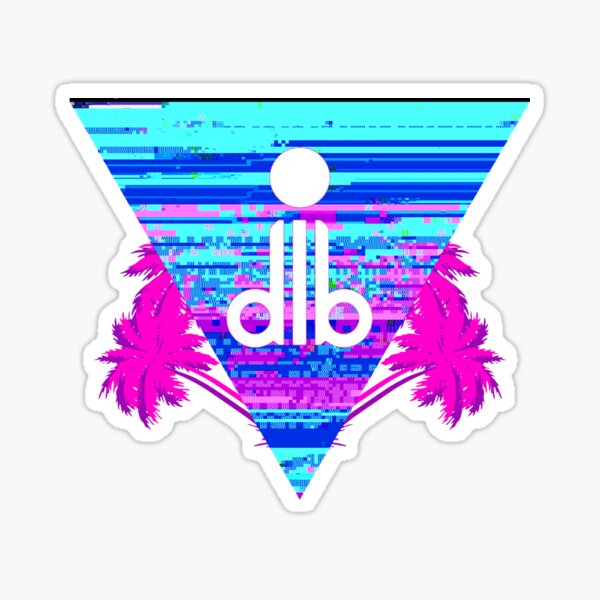 Gruppa DLB - Havana Club - - авана клаб - Glitch 3 Logo Sticker