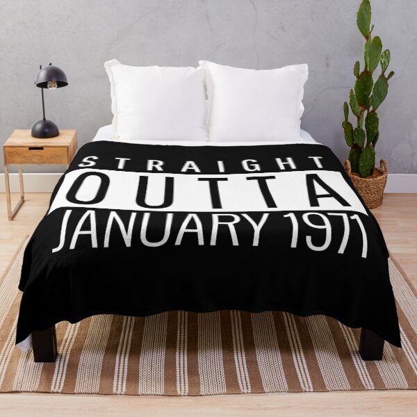 Item preview, Straight Outta January 1971  designed and sold by Teelogic.
