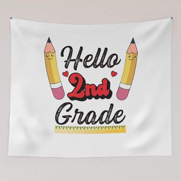 Item preview, Hello 2nd Grade Back to School Design for Teacher or Kids designed and sold by ZzCorezZ.
