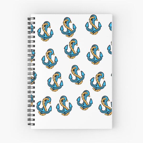 Item preview, Blue Color Anchor Pattern  designed and sold by TimeOfTheFuture.