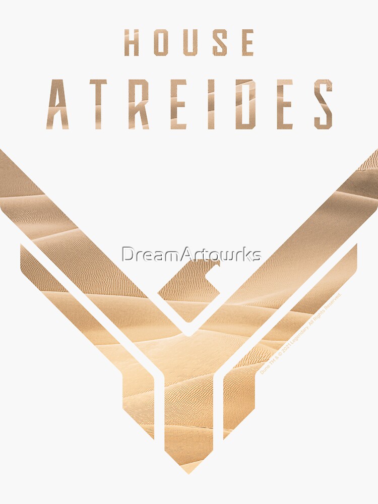 "House Atreides, Atreides Logo" Sticker for Sale by DreamArtowrks