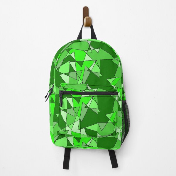 Item preview, Geometric triangles, greens designed and sold by tropicalhen133.