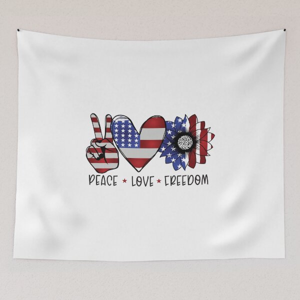 Item preview, Peace Love Freedom designed and sold by K-icon.