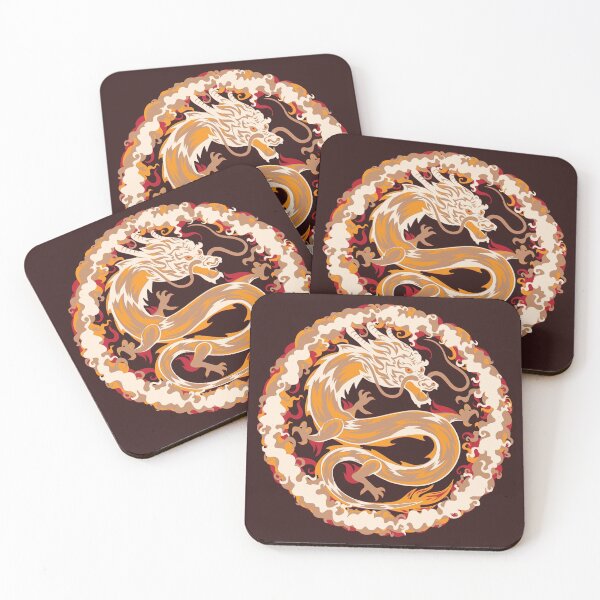 Item preview, Chinese Dragon Paper Cutout Circle designed and sold by KrisSidDesigns.