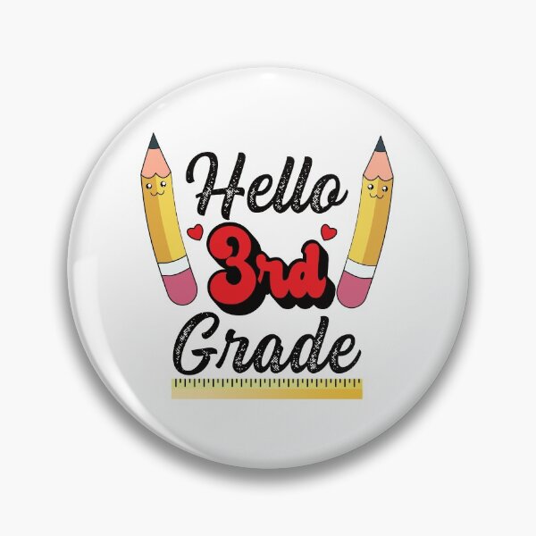 Item preview, Hello 3rd Grade Back to School Design for Teacher or Kids designed and sold by ZzCorezZ.