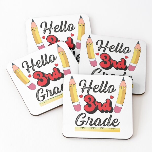 Item preview, Hello 3rd Grade Back to School Design for Teacher or Kids designed and sold by ZzCorezZ.