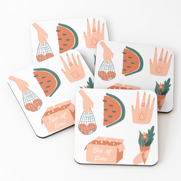 Item preview, Summer floral foodies stickerset sticker set designed and sold by mikhaleeevich.