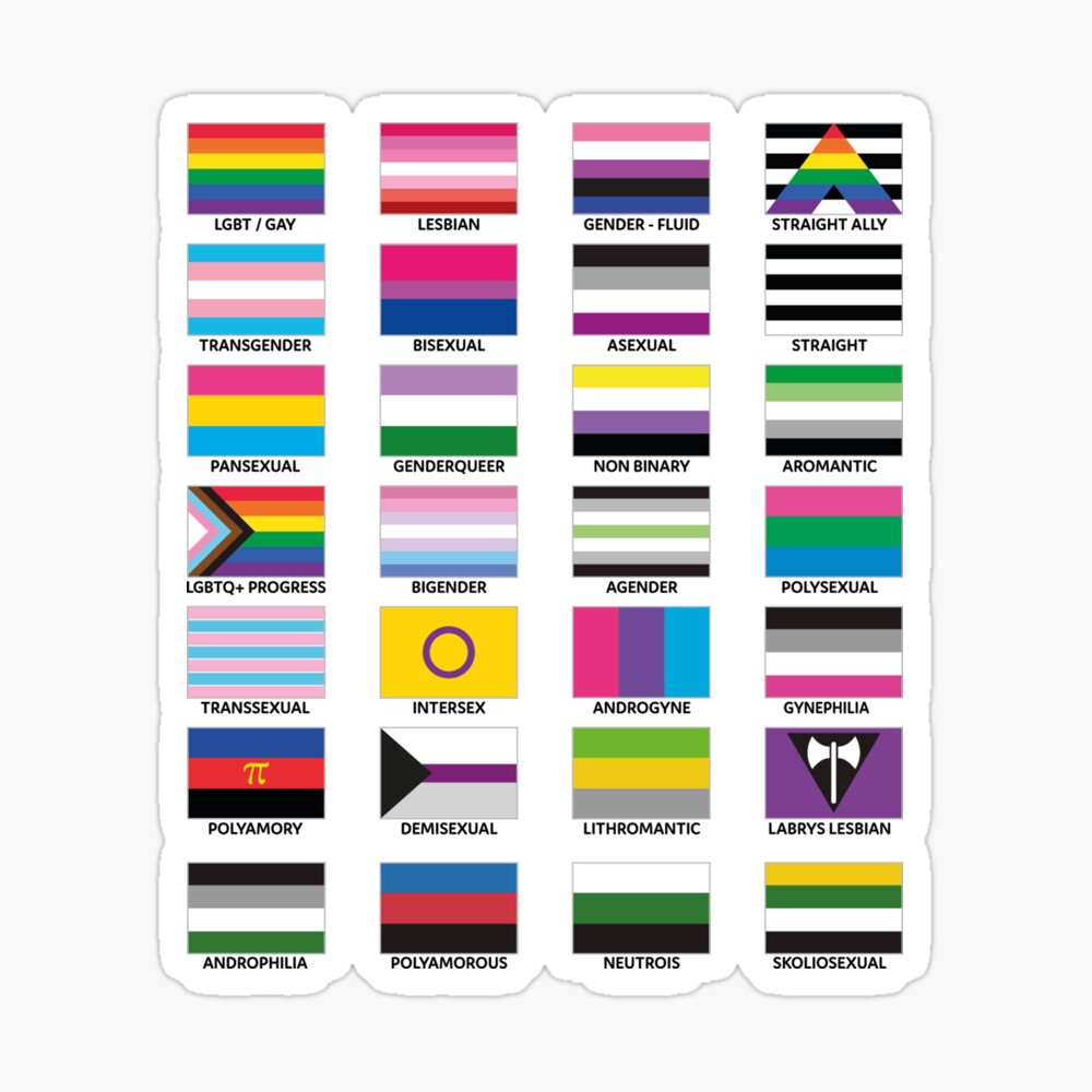 LGBT FLAGS Photographic Print