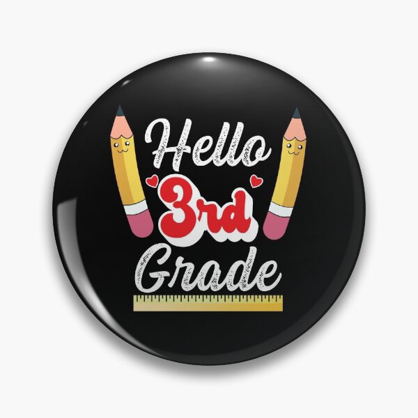 Item preview, Hello 3rd Grade Back to School Design for Teacher or Kids designed and sold by ZzCorezZ.