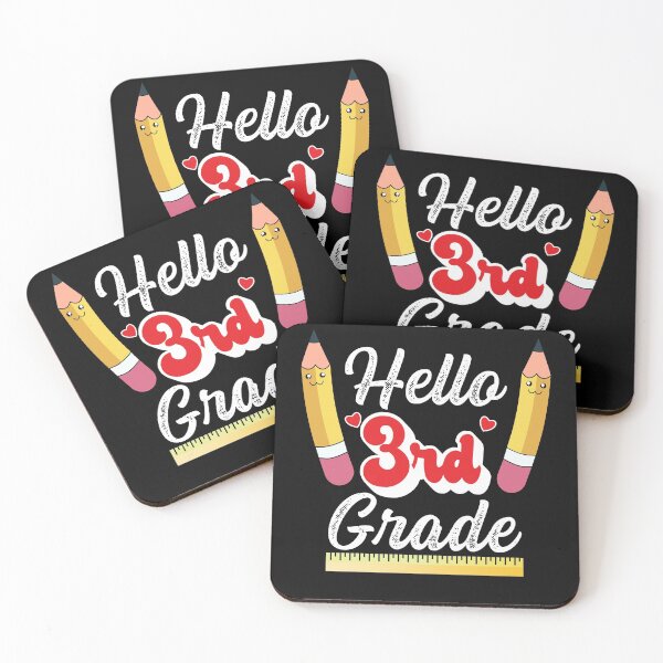 Item preview, Hello 3rd Grade Back to School Design for Teacher or Kids designed and sold by ZzCorezZ.