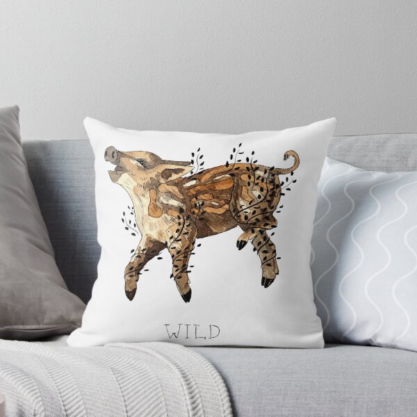 Item preview, Wild Boar Watercolour Illustration  designed and sold by Elliezart.