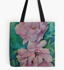 Two Peonies Tote Bag
