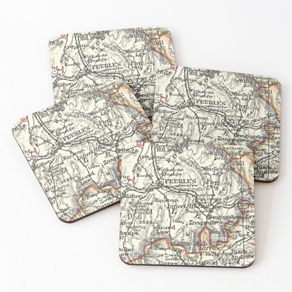 Item preview, INNERLEITHEN & surrounding area map 1899 designed and sold by yourscotland.