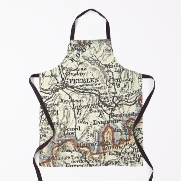 Item preview, INNERLEITHEN & surrounding area map 1899 designed and sold by yourscotland.