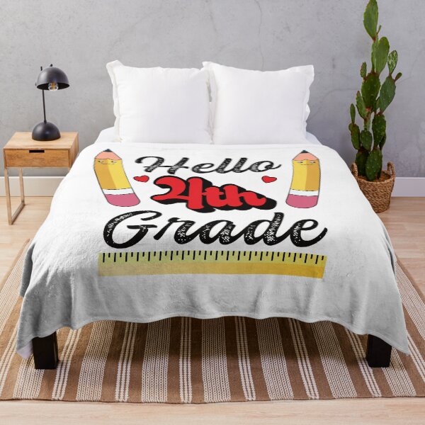 Item preview, Hello 4th Grade Back to School Design for Teacher or Kids designed and sold by ZzCorezZ.