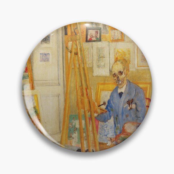 Item preview, The Skeleton Painter-James Ensor designed and sold by LexBauer.