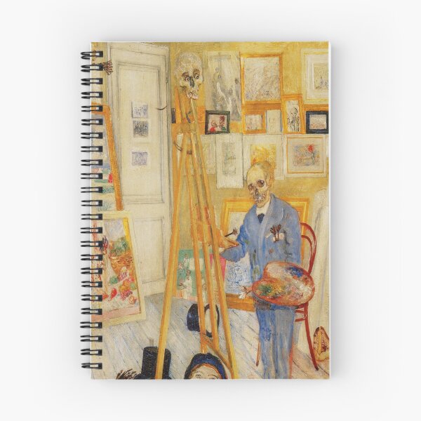 Item preview, The Skeleton Painter-James Ensor designed and sold by LexBauer.