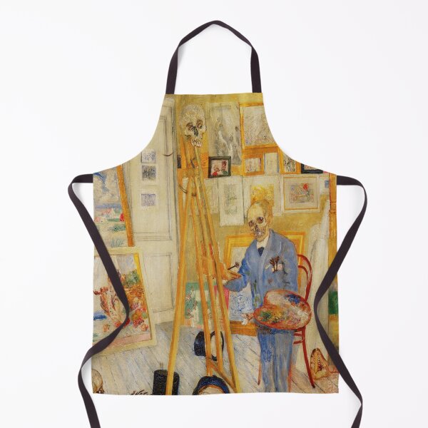 Item preview, The Skeleton Painter-James Ensor designed and sold by LexBauer.