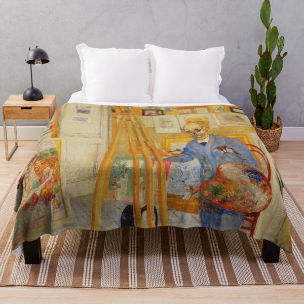 Item preview, The Skeleton Painter-James Ensor designed and sold by LexBauer.