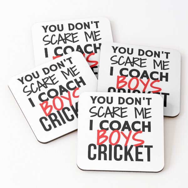 Item preview, You don't scare me I coach boys cricket designed and sold by TheGreenGoat.