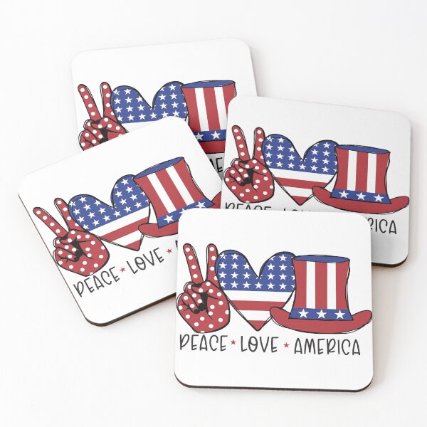 Item preview, Peace Love America designed and sold by K-icon.