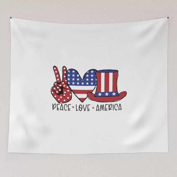 Item preview, Peace Love America designed and sold by K-icon.