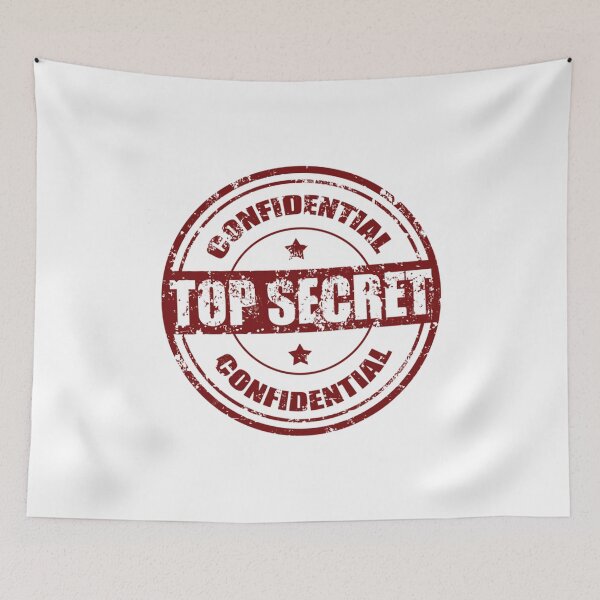 Item preview, Rubber Stamp | Top Secret  designed and sold by YI-Creations.