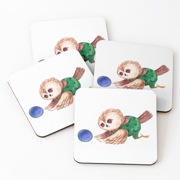 Item preview, Cool Little owl. Watercolor Owl. Cool baby Owl. Owl for Kids. designed and sold by ZheltakovaIana.