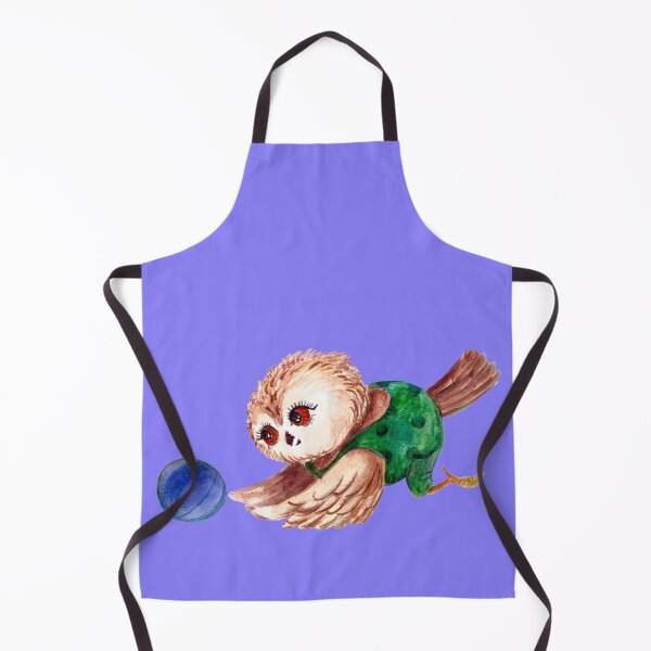 Item preview, Cool Little owl. Watercolor Owl. Cool baby Owl. Owl for Kids. designed and sold by ZheltakovaIana.