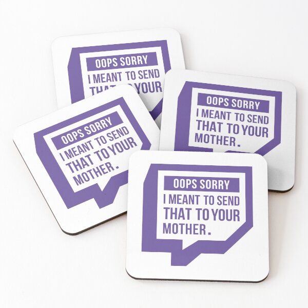Item preview, I Meant To Send That To Your Mother (Purple) designed and sold by FilipeFerreira.