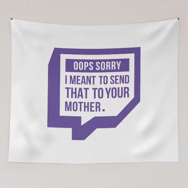 Item preview, I Meant To Send That To Your Mother (Purple) designed and sold by FilipeFerreira.