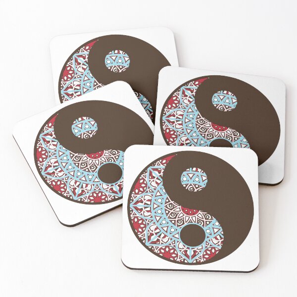 Item preview, Colorful Yin Yang Mandala Paper Cutout designed and sold by KrisSidDesigns.