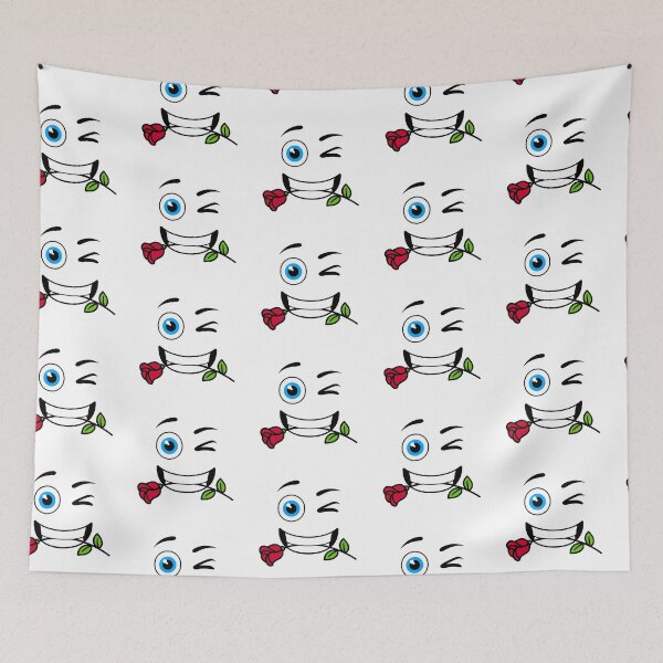 Item preview, Happy Face With Love Flower designed and sold by Williams Anderson.