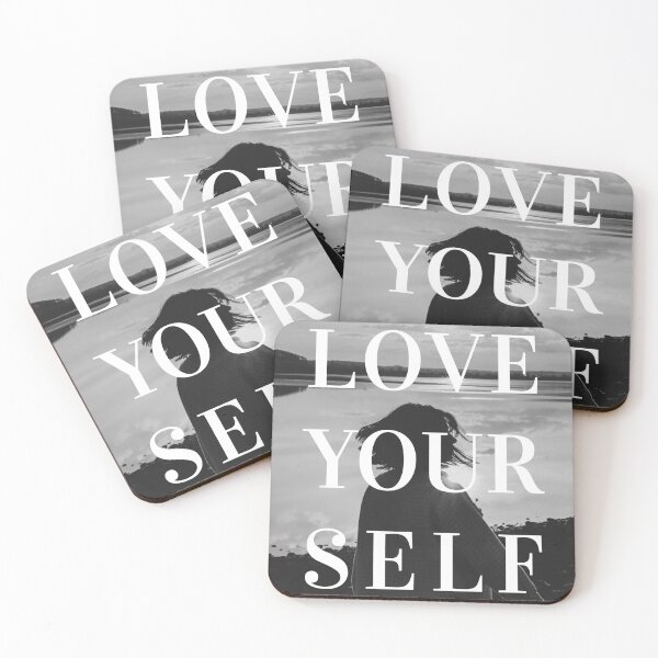 Item preview, Love yourself sunset black and white designed and sold by PaulinaChmiel.