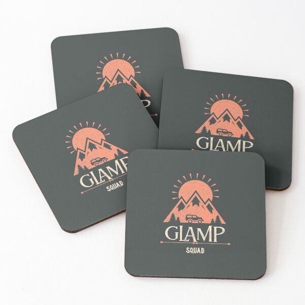 Item preview, Glamp Squad (Orange) designed and sold by CactusFamily.