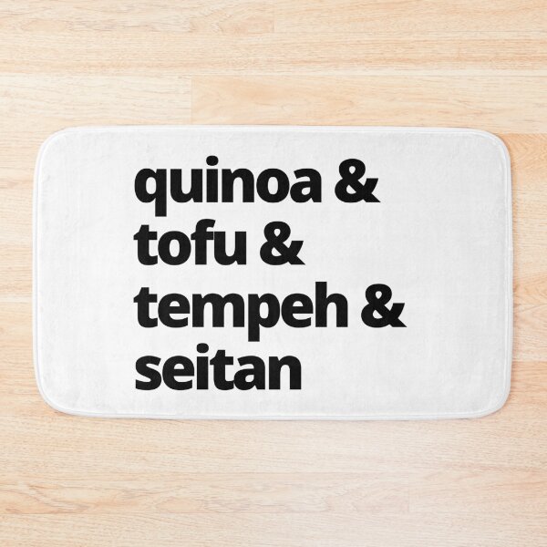 Item preview, Quinoa & Tofu & Tempeh & Seitan designed and sold by CJ Vanderbeek.