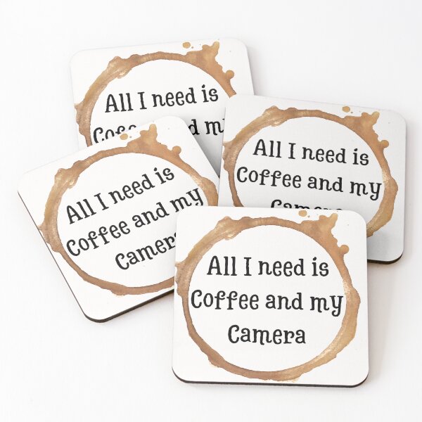 Item preview, All I need is coffee and my camera cute design designed and sold by Phiiilo.