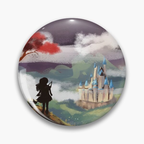 Item preview, Magic Fantasy Mushroom Castle Archer Landscape  designed and sold by LightningParab.