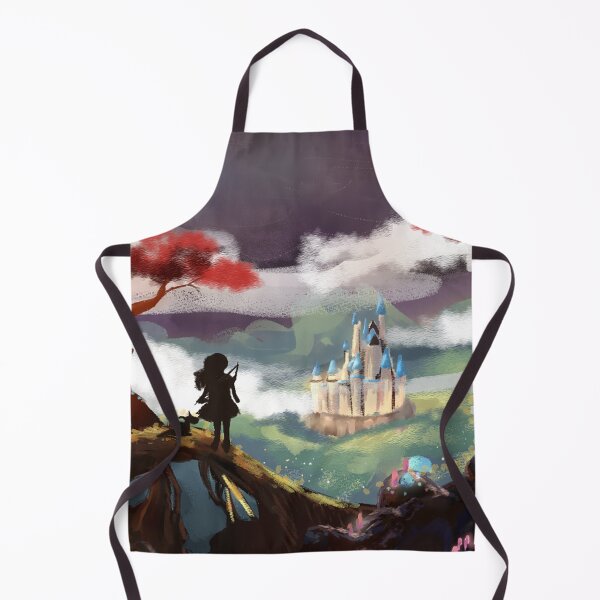 Item preview, Magic Fantasy Mushroom Castle Archer Landscape  designed and sold by LightningParab.