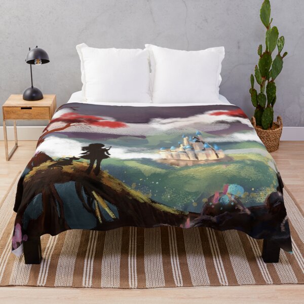 Item preview, Magic Fantasy Mushroom Castle Archer Landscape  designed and sold by LightningParab.