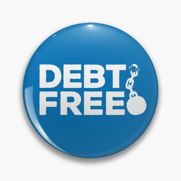 Item preview, Debt Free - White - Dave Ramsey designed and sold by sticker-stacker.