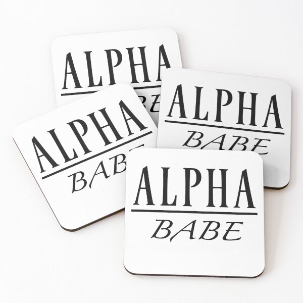 Item preview, ALPHA BABE woman mother woman power emancipation freedom self-determined designed and sold by DOM-Shop.
