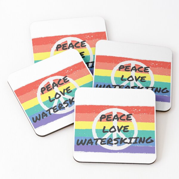 Item preview, Peace. Love. Waterskiing designed and sold by TheGreenGoat.