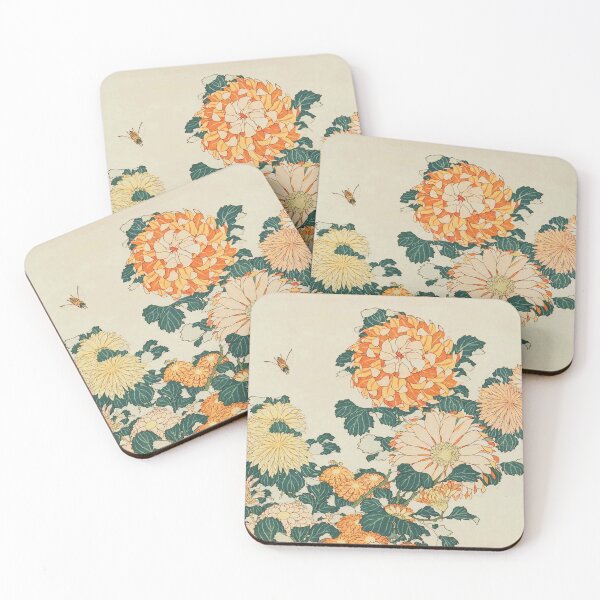 Item preview, Chrysanthemums and Bee designed and sold by NicoNicoNEET.