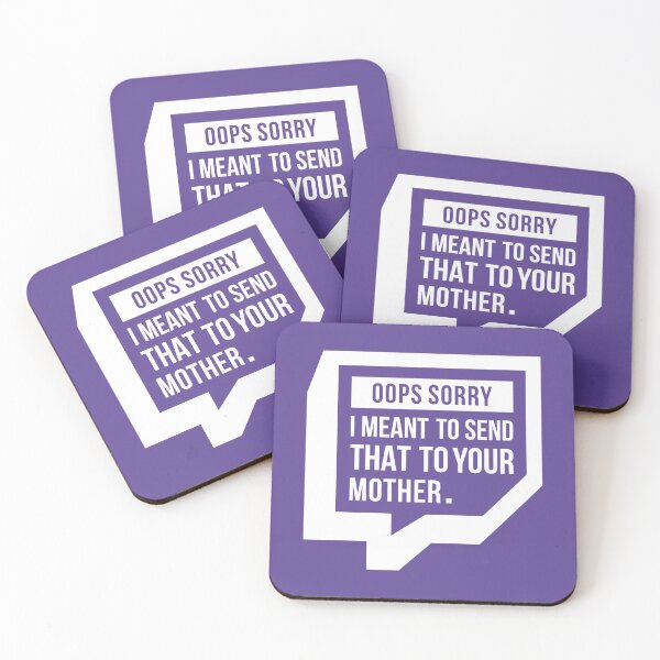 Item preview, I Meant To Send That To Your Mother (Purple BG) designed and sold by FilipeFerreira.