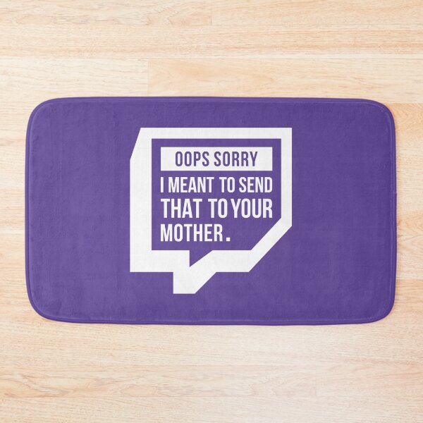 Item preview, I Meant To Send That To Your Mother (Purple BG) designed and sold by FilipeFerreira.