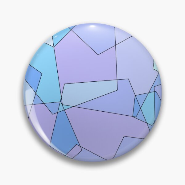Item preview, Geometric pentagons, blues, purples, and turquoises designed and sold by tropicalhen133.